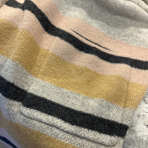 Fortune + Ivy Long Striped Cardigan with Pockets Size M NWOT - Picture 4 of 6